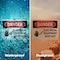 Signmission Electrical Equipment Keep Out Danger Sign, Plastic, 10in W x 7in L, 2PK OS-2PACK-DS-P-710-L-1738 - alternate 6